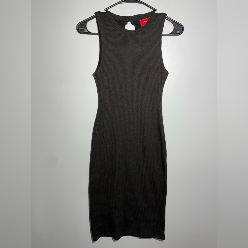 AKIRA Black Sleeveless Midi Dress